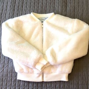 EUC- ⛄️❄️ Disney Frozen II White Zip Up Sweater